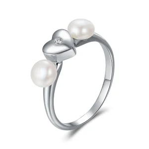 Pandora stílusú ezüst illatos szív gyűrű - SCR156 (kép) Pandora stílusú ezüst illatos szív gyűrű - SCR156
