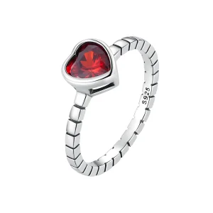 Pandora stílusú Felsőbbrendű Szív Gyűrű - SCR950 (kép) Pandora stílusú Felsőbbrendű Szív Gyűrű - SCR950