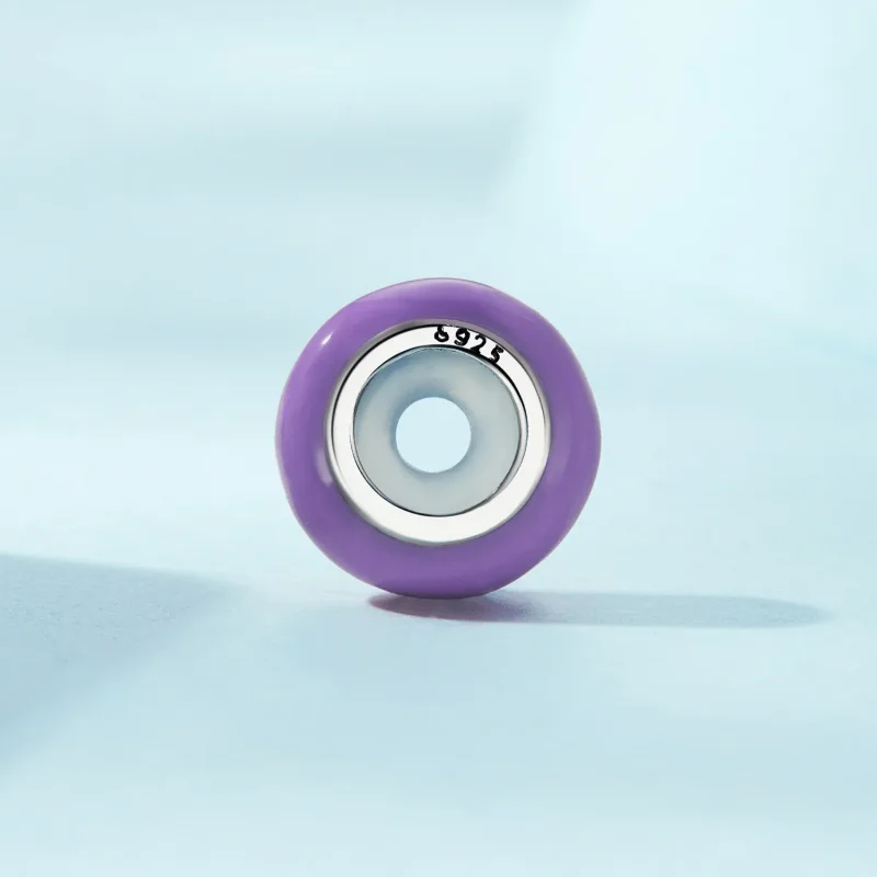(kép) Pandora stílusú Lila Spacer Charm - SCC1450-VT - Megtekintés 3