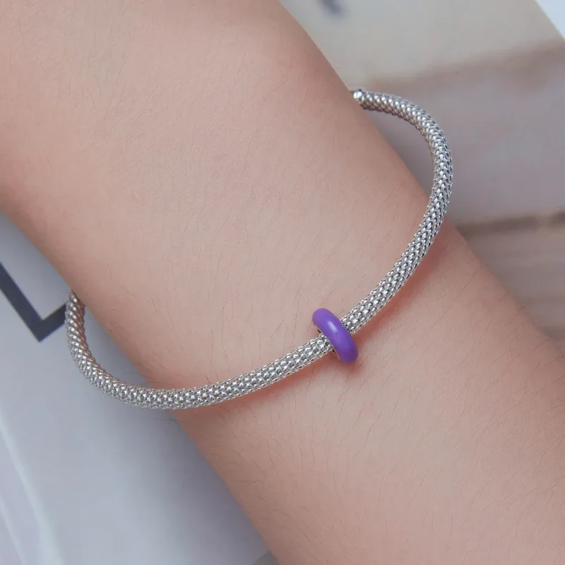 (kép) Pandora stílusú Lila Spacer Charm - SCC1450-VT - Megtekintés 4