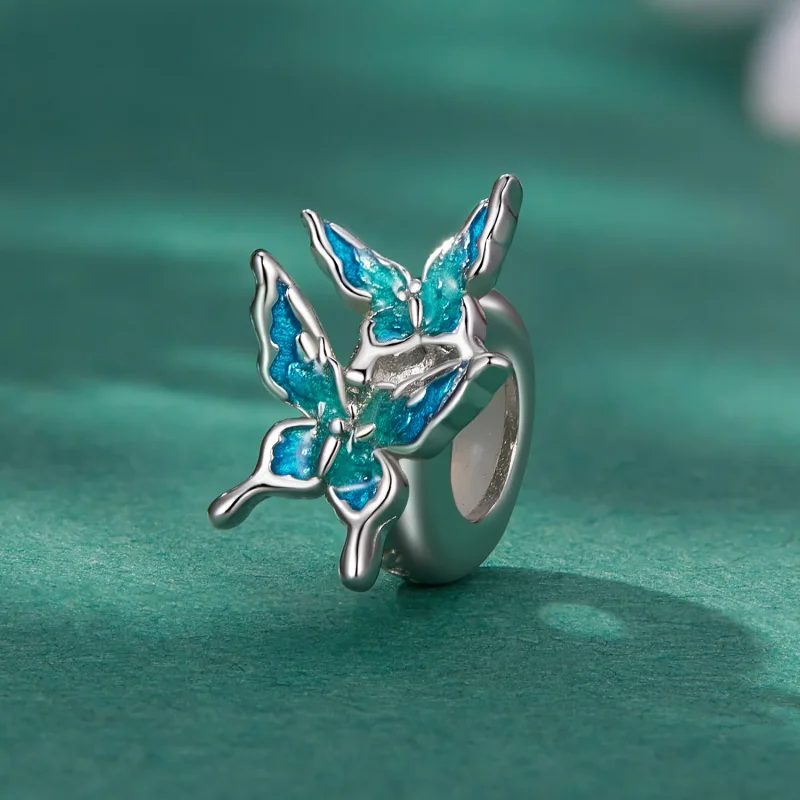 (kép) Pandora stílusú Pillangó Spacer Charm - BSC789 - Megtekintés 2
