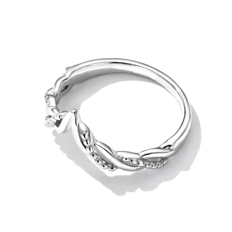 (kép) Pandora stílusú Tiara Wishbone gyűrű - BSR258 - Megtekintés 4