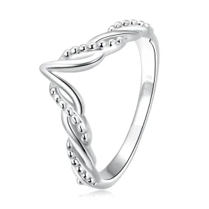 Pandora stílusú Tiara Wishbone gyűrű - BSR258 (kép) Pandora stílusú Tiara Wishbone gyűrű - BSR258
