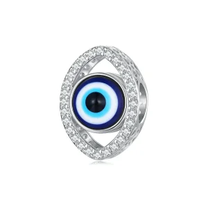 Pandora stílusú török szem charm - BSC729 (kép) Pandora stílusú török szem charm - BSC729