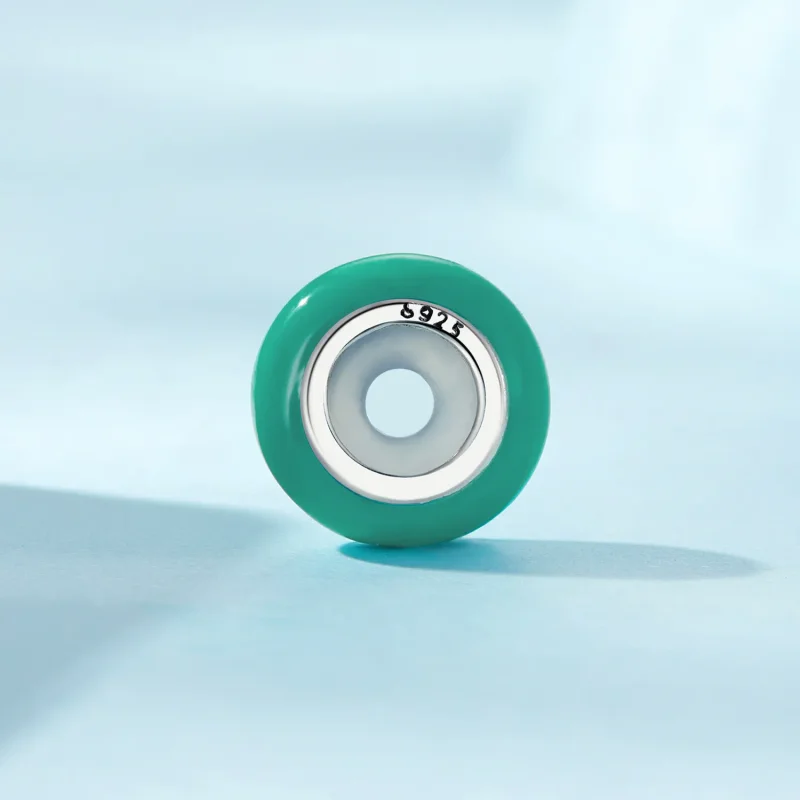 (kép) Pandora stílusú zöld spacer - SCC1450-TQ - Megtekintés 3