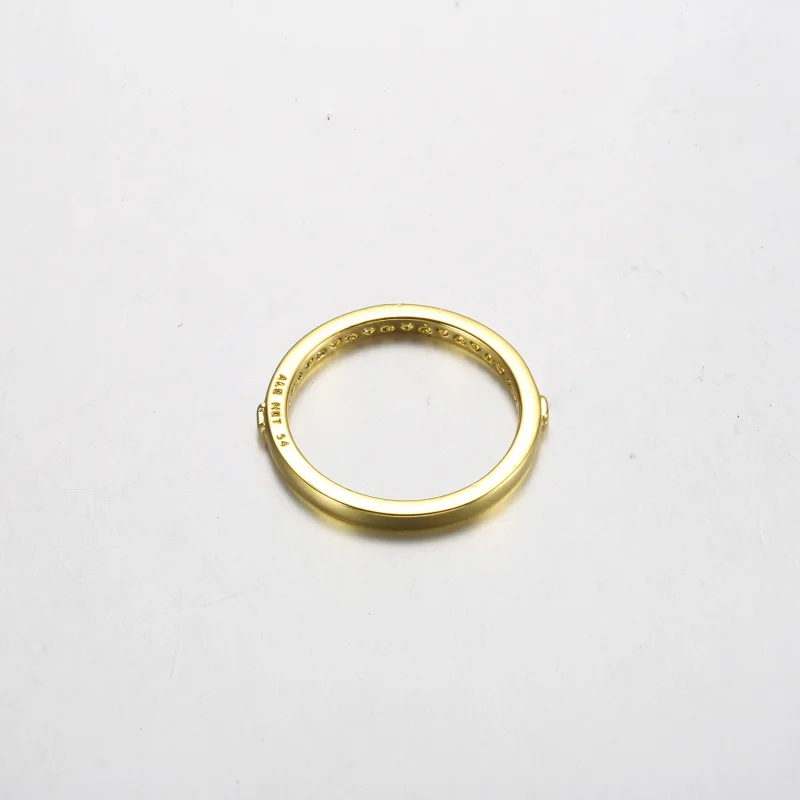 (kép) Pandora 14k aranyozott Szeretet Üzenet Gyűrű - 162613C00 - Megtekintés 3