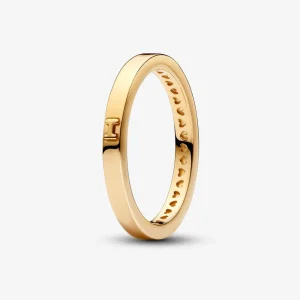 (kép) Pandora 14k aranyozott Szeretet Üzenet Gyűrű - 162613C00