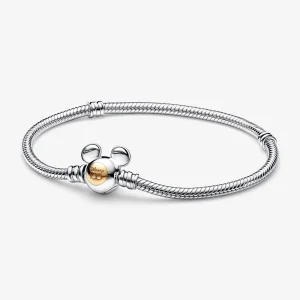 Pandora Disney 100. évfordulós pillanatok kígyó lánc karkötő - 592514C00 (kép) Pandora Disney 100. évfordulós pillanatok kígyó lánc karkötő - 592514C00