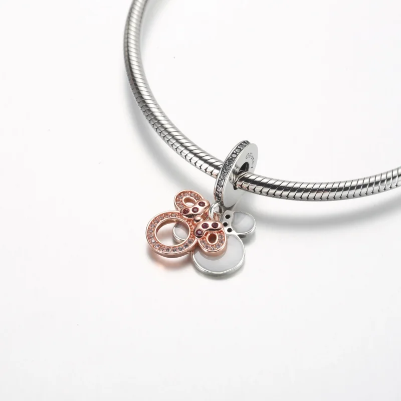 (kép) Pandora Disney Minnie Mouse Silhouette Dupla Lógó Ékszerdísz - 782615C01 - Megtekintés 4
