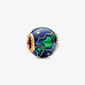(kép) Pandora Earth 14k aranyozott charm - 762431C01