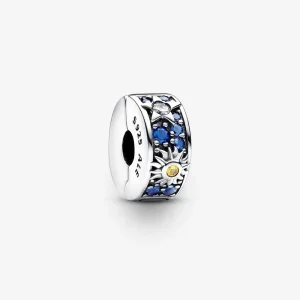 (kép) Pandora Égi Nap, Csillag és Hold Klipsz Ékszer - 792681C01