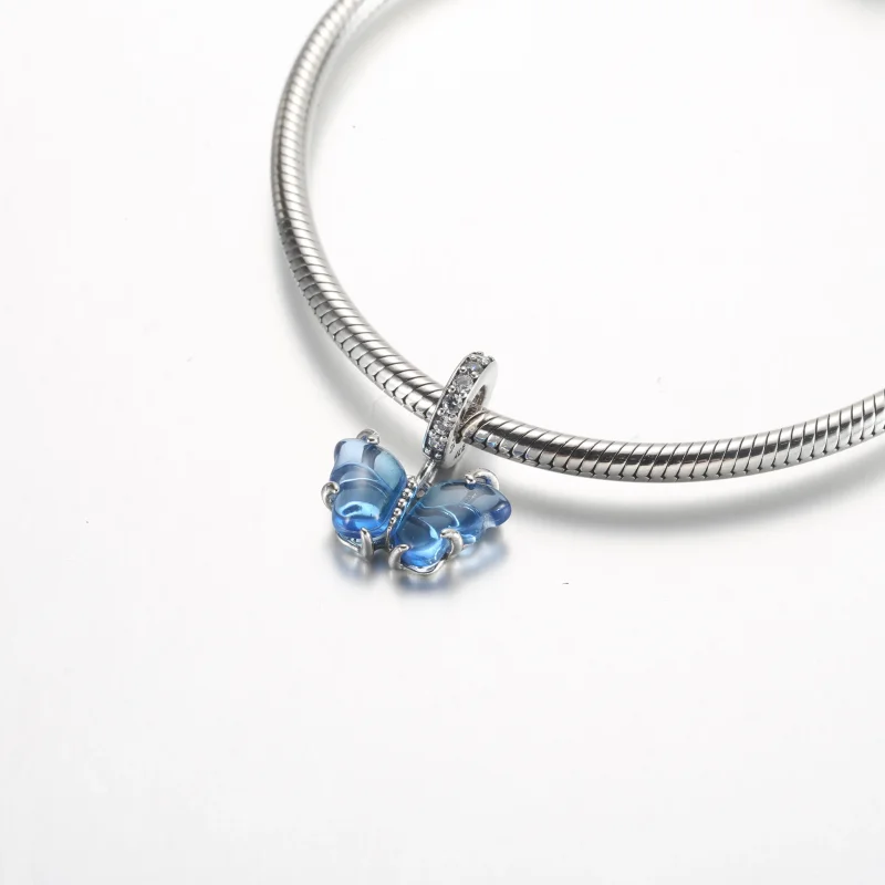 (kép) Pandora Kék Murano Üveg Pillangó Lógó Ékszer - 792698C01 - Megtekintés 4