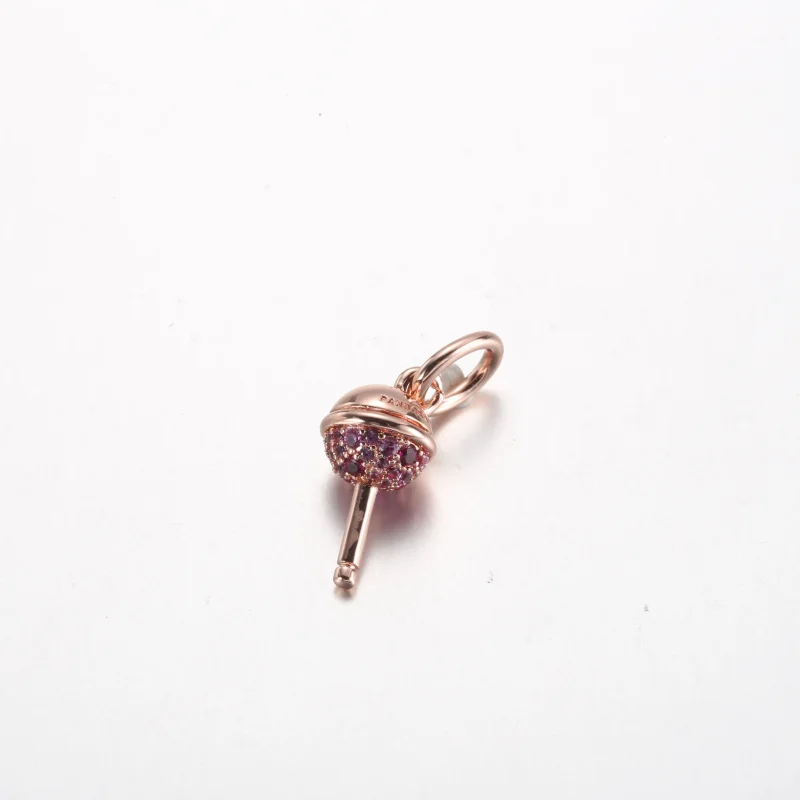 (kép) Pandora Lollipop 14k rózsaaranyozott lógó - 782598C01 - Megtekintés 2