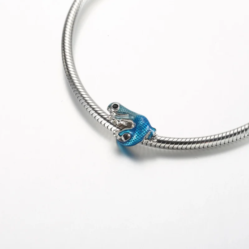 (kép) Pandora Metálos Kék Gyík Charm - 792701C01 - Megtekintés 5