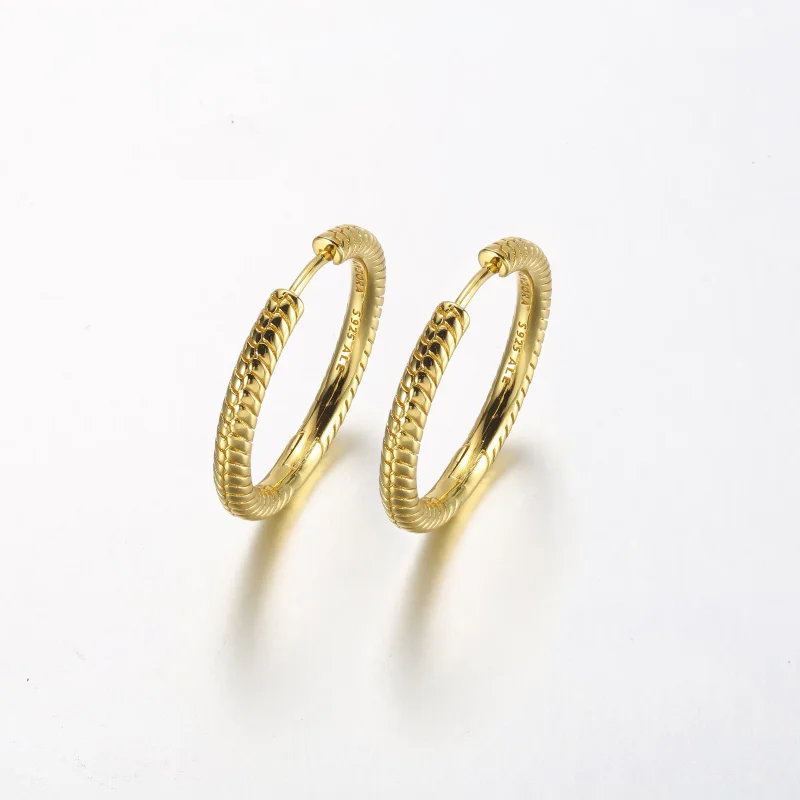 (kép) Pandora Moments Charm Hoop Fülbevalók - 269532C00 - Megtekintés 2