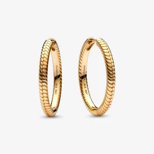 (kép) Pandora Moments Charm Hoop Fülbevalók - 269532C00