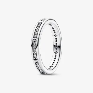 (kép) Pandora Moon ezüst gyűrű tiszta kubikzirkóniával - 192783C01