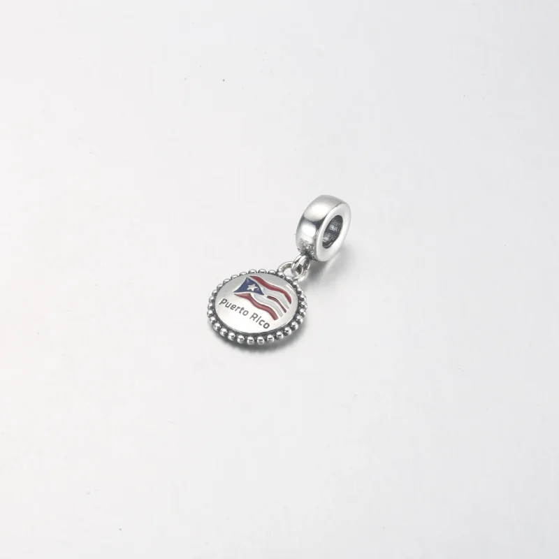 (kép) Pandora Puerto Rico Flag Dangle - P-D-3993 - Megtekintés 2