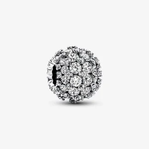 Pandora Ragyogó Pavé Kerek Charm - 792630C01 (kép) Pandora Ragyogó Pavé Kerek Charm - 792630C01