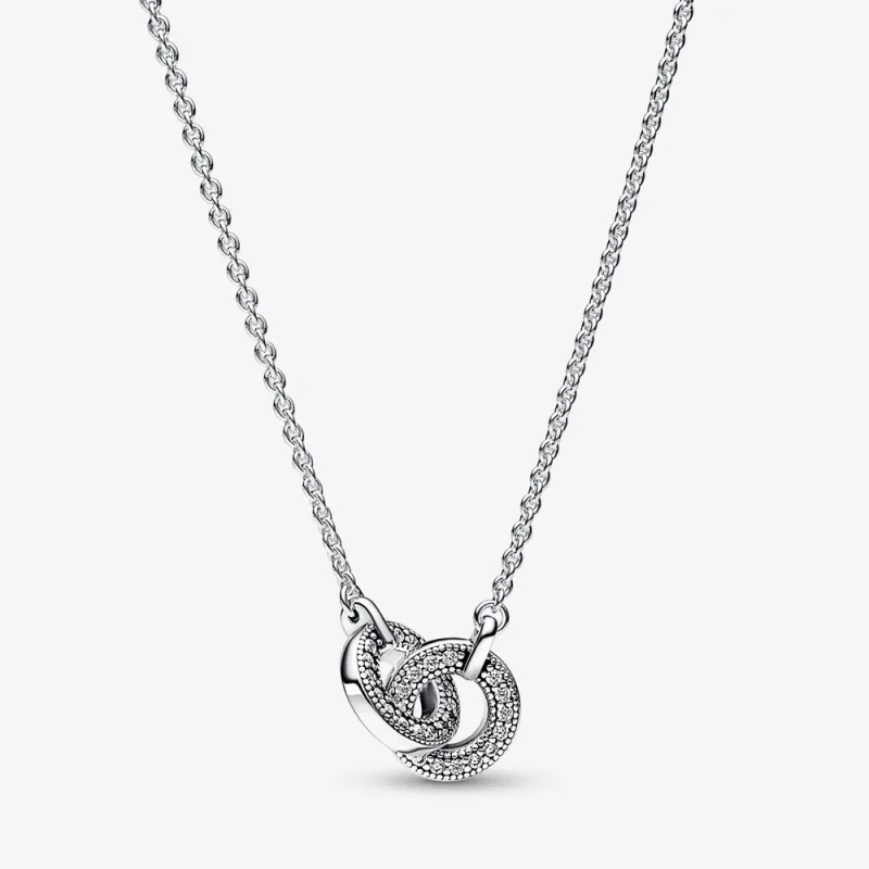 (kép) Pandora Signature Belefolyó Pavé Függő Nyaklánc - 392736C01-45