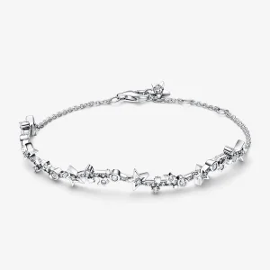 Pandora Tejút ezüst karkötő áttetsző cirkónia kövekkel - 592425C01 (kép) Pandora Tejút ezüst karkötő áttetsző cirkónia kövekkel - 592425C01