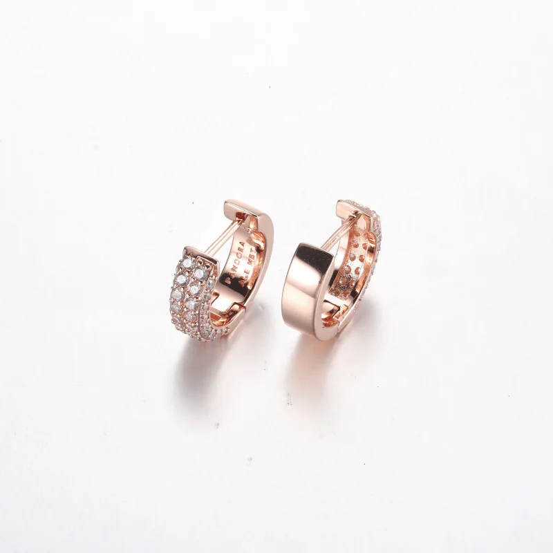 (kép) Pandora Timeless Pavé Dupla soros fülbevaló - 282622C01 - Megtekintés 3