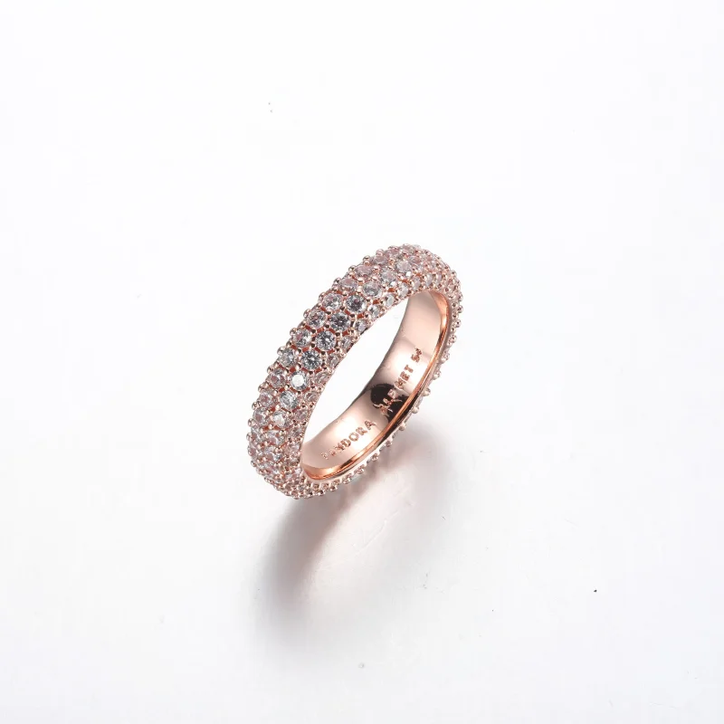 (kép) Pandora Timeless Pavé Dupla soros Gyűrű - 182629C01 - Megtekintés 2