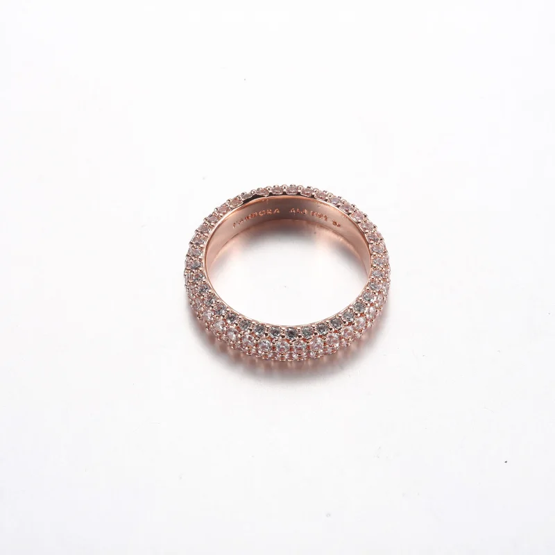 (kép) Pandora Timeless Pavé Dupla soros Gyűrű - 182629C01 - Megtekintés 3