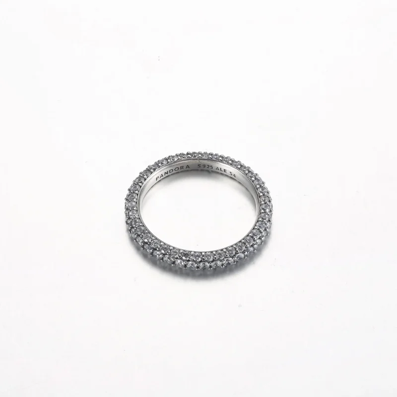 (kép) Pandora Timeless Pavé Egy soros gyűrű - 192627C01 - Megtekintés 3