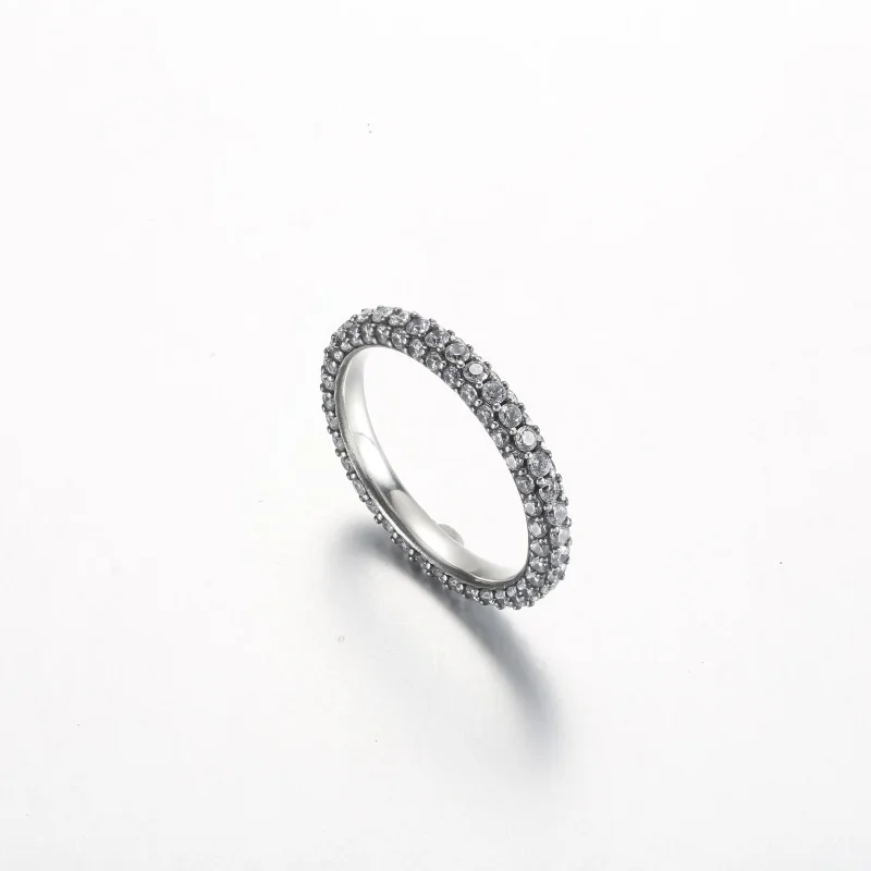 (kép) Pandora Timeless Pavé Egy soros gyűrű - 192627C01 - Megtekintés 4