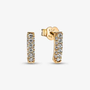 Pandora Timeless Pavé Egy soros Rúd Fülbevalók - 262626C01 (kép) Pandora Timeless Pavé Egy soros Rúd Fülbevalók - 262626C01