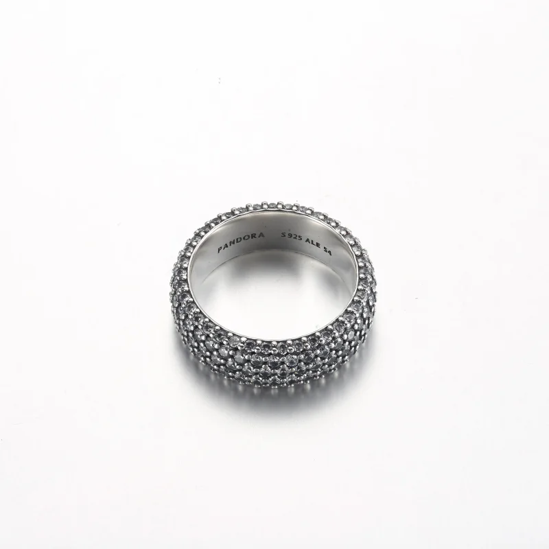 (kép) Pandora Timeless Pavé Háromsoros Gyűrű - 192634C01 - Megtekintés 3
