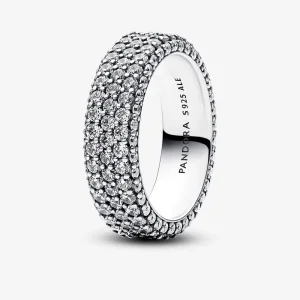 (kép) Pandora Timeless Pavé Háromsoros Gyűrű - 192634C01