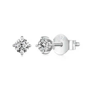 Pandora stílusú 0.1 karátos moissanite fülbevalók (két tanúsítvánnyal) - MSE038 (kép) Pandora stílusú 0.1 karátos moissanite fülbevalók (két tanúsítvánnyal) - MSE038