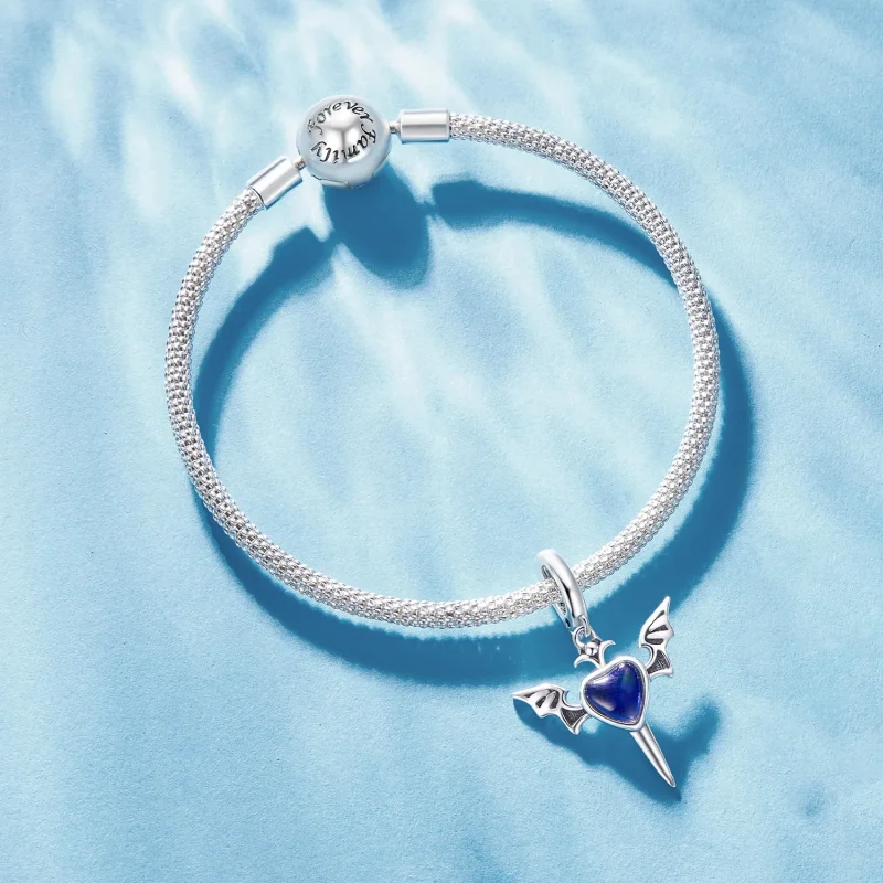 (kép) Pandora stílusú Angyal Szárak Dangle - SCC2559 - Megtekintés 5