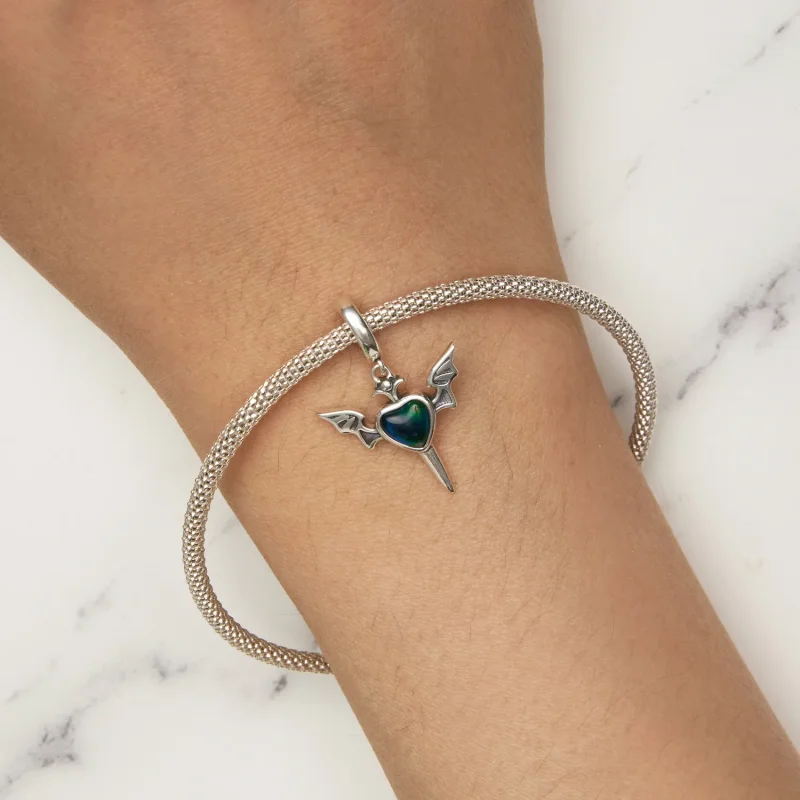 (kép) Pandora stílusú Angyal Szárak Dangle - SCC2559 - Megtekintés 8