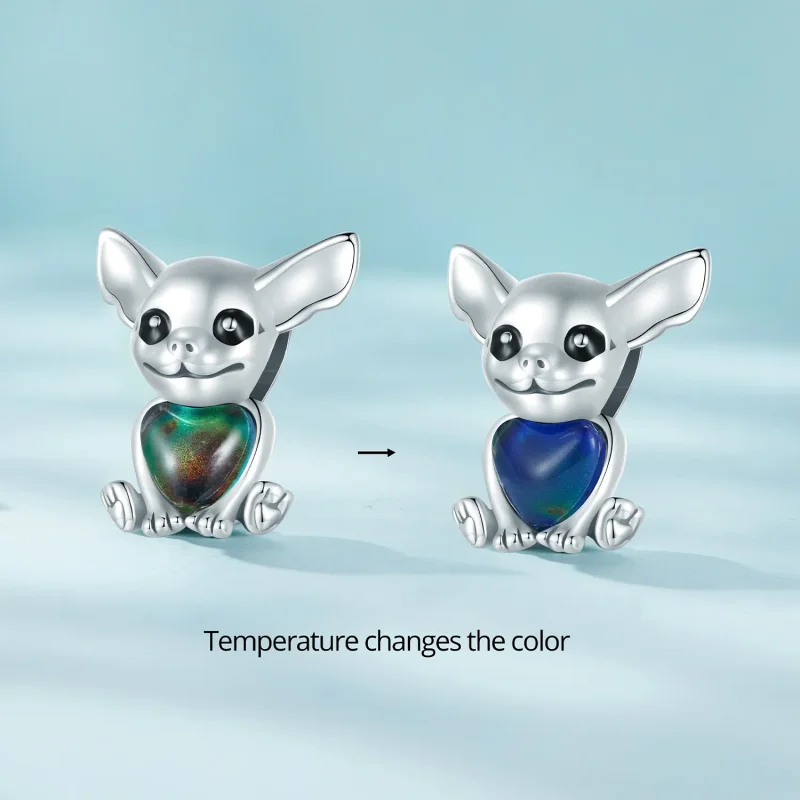 (kép) Pandora stílusú Chihuahua charm - SCC2601 - Megtekintés 2