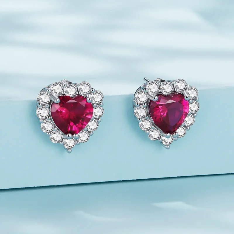 (kép) Pandora stílusú Cirkónia Love Studs Fülbevalók - SCE1577 - Megtekintés 2