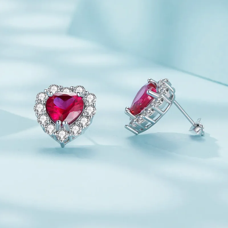 (kép) Pandora stílusú Cirkónia Love Studs Fülbevalók - SCE1577 - Megtekintés 3