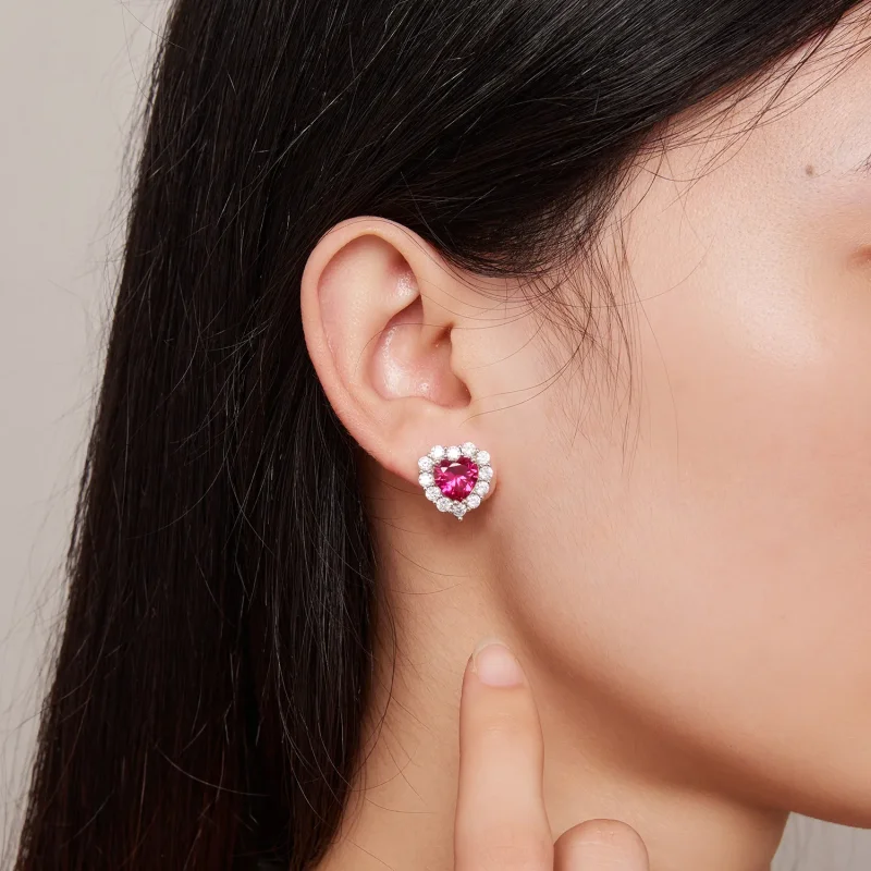 (kép) Pandora stílusú Cirkónia Love Studs Fülbevalók - SCE1577 - Megtekintés 7