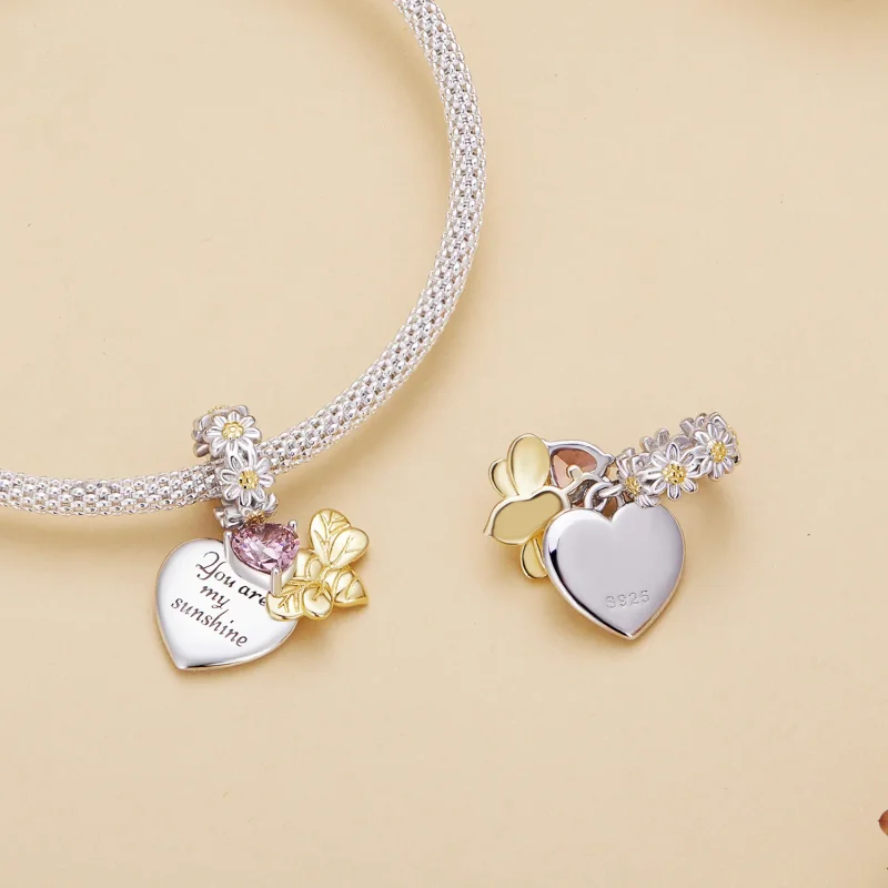 (kép) Pandora stílusú Daisy Bee Charm - BSC816 - Megtekintés 4