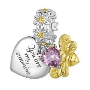 Pandora stílusú Daisy Bee Charm - BSC816 (kép) Pandora stílusú Daisy Bee Charm - BSC816