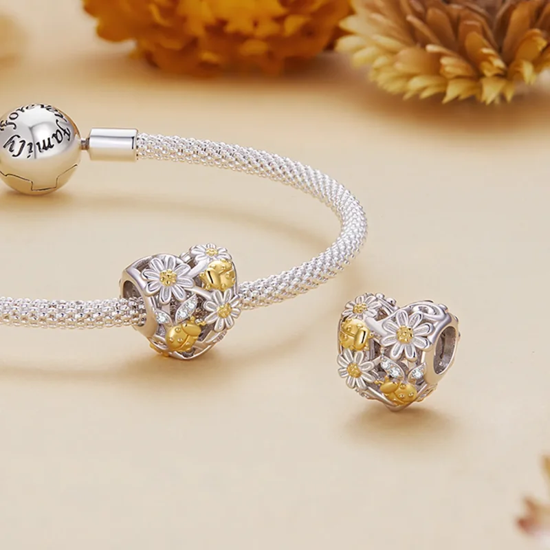 (kép) Pandora stílusú Daisy Ladybug charm - BSC817 - Megtekintés 4
