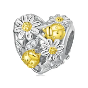 (kép) Pandora stílusú Daisy Ladybug charm - BSC817