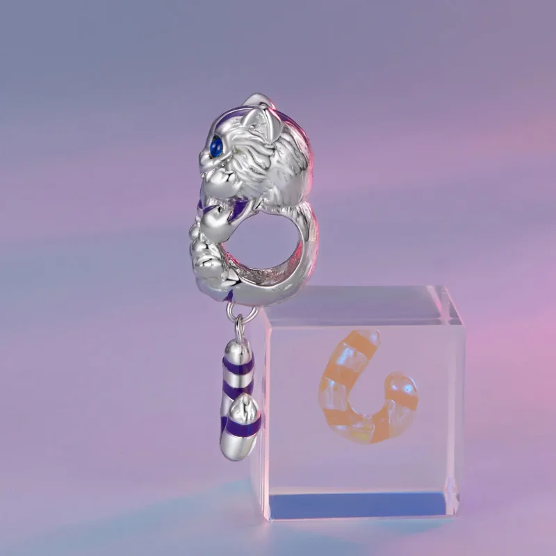 (kép) Pandora stílusú Fantázia Macska Charm - SCC2529 - Megtekintés 3