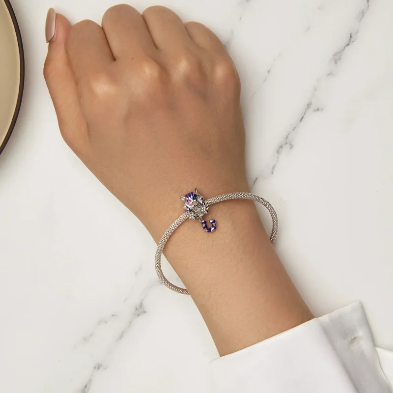 (kép) Pandora stílusú Fantázia Macska Charm - SCC2529 - Megtekintés 7
