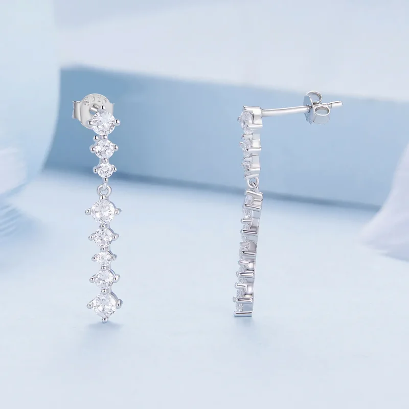 (kép) Pandora stílusú függő fülbevaló táska díszítéssel - BSE870 - Megtekintés 2