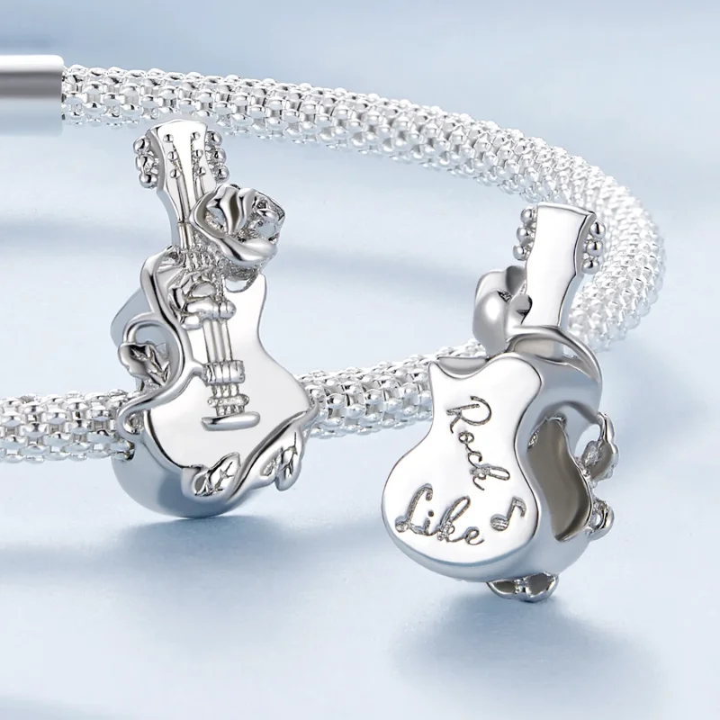 (kép) Pandora stílusú gitár medál - BSC813 - Megtekintés 4