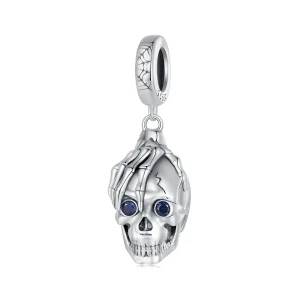 (kép) Pandora stílusú Halloween koponya lógni - SCC2606