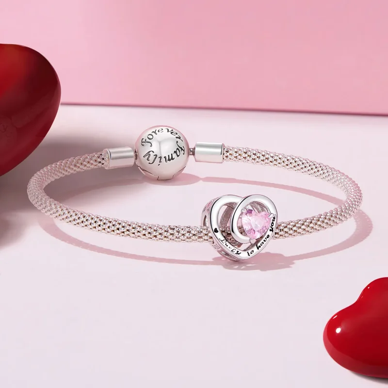 (kép) Pandora stílusú Hálás Charm - BSC921 - Megtekintés 5